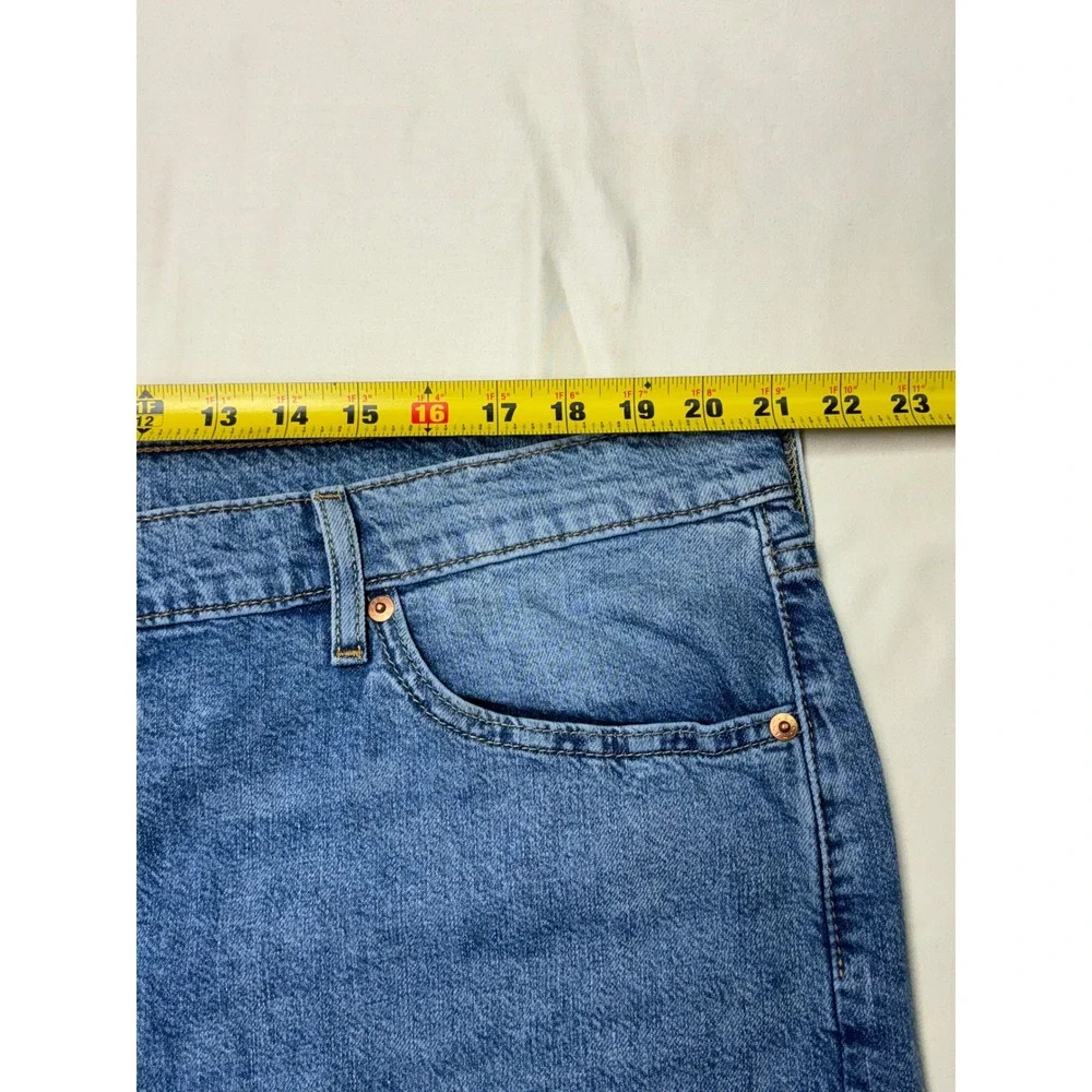 Levi's 505 Jeans Mens W42 L30 Regular Fit Straight Leg Medium‎ Wash Denim